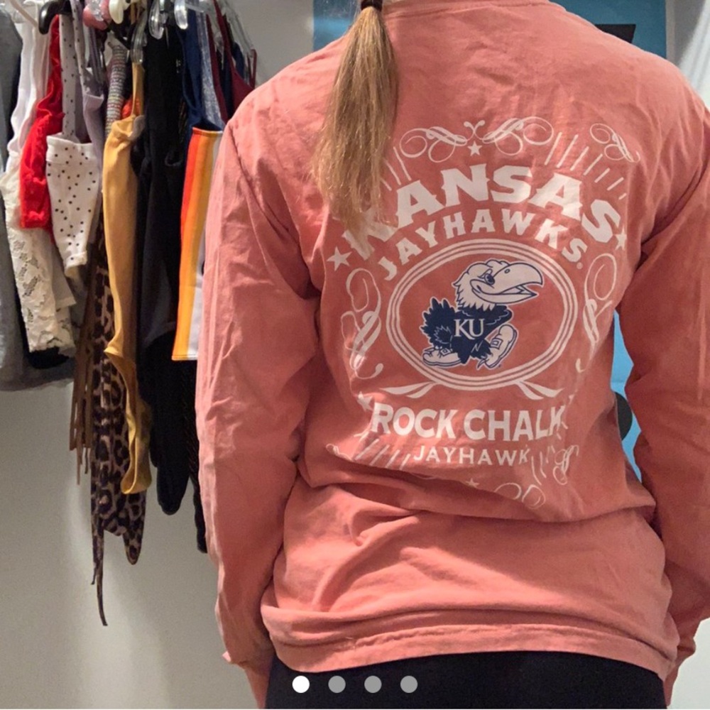 University of Kanas KU long sleeve shirt